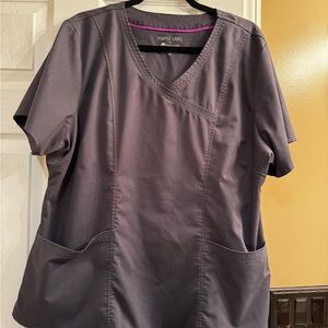 Purple Label by healing hands 3X scrub top
